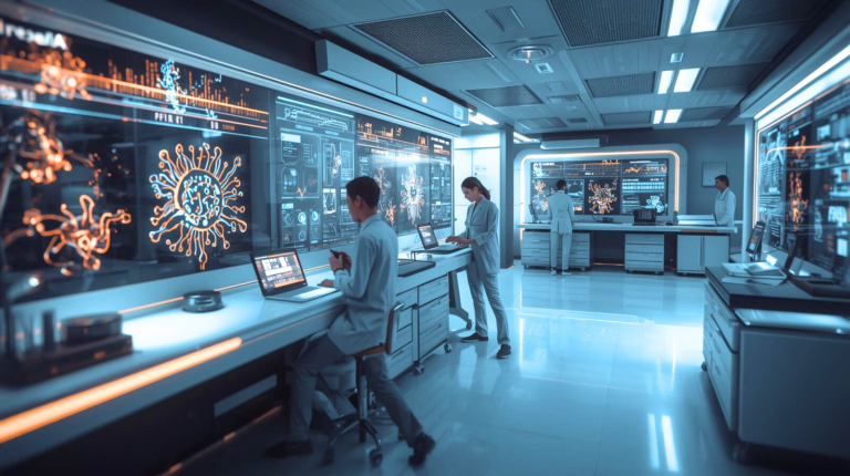 ALS clinical trials with neural networks, biomedical data, and advanced research environment.